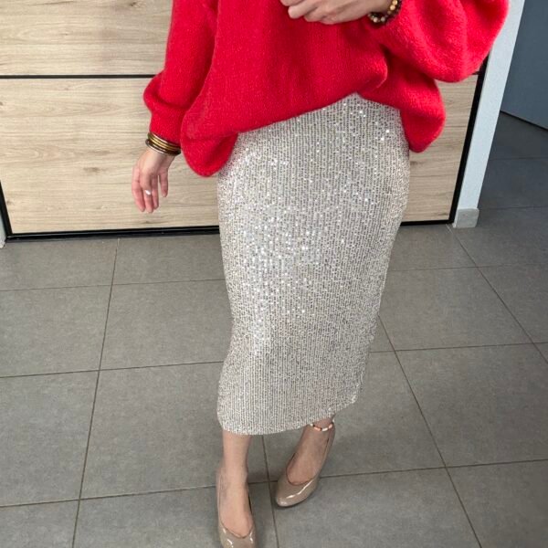 JUPE VANESSA BEIGE CHAMPAGNE