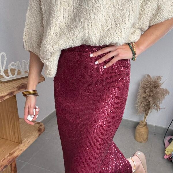 JUPE VANESSA BORDEAUX