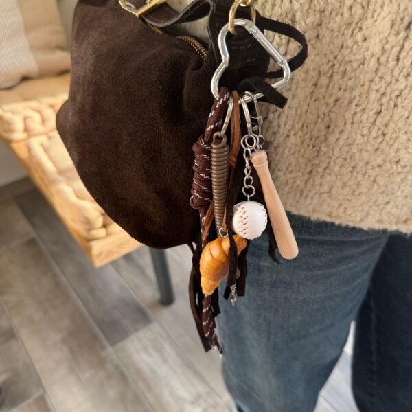 ATTACHE SAC/ PORTE CLÉS CROISSANT