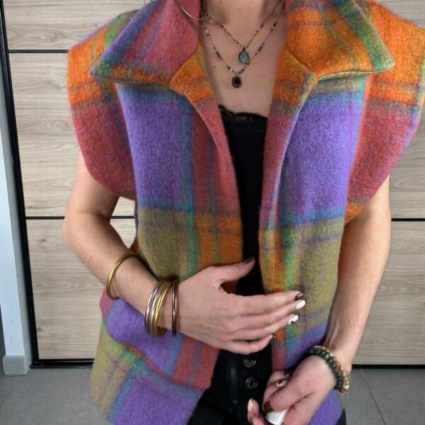 GILET LAETITIA VIOLET