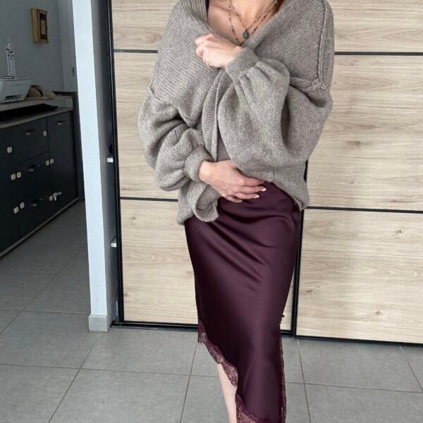 JUPE CRISTINA BORDEAUX