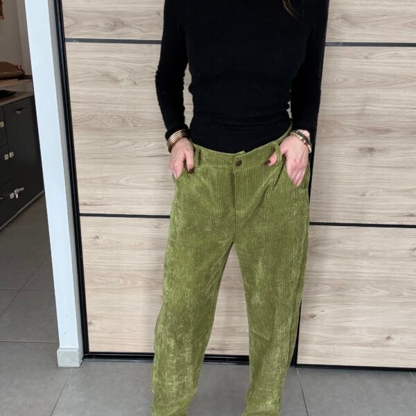 PANTALON VALENTINA (vert pomme)