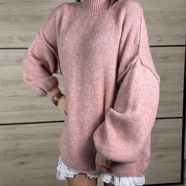 PULL LYA VIEUX ROSE