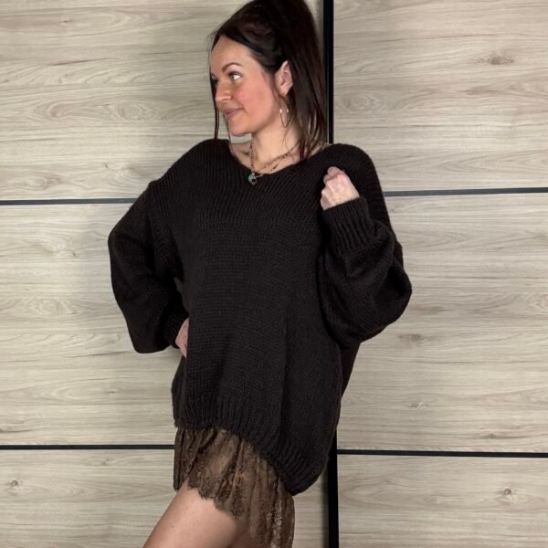 ROBE PULL  ÉLODIE MARRON