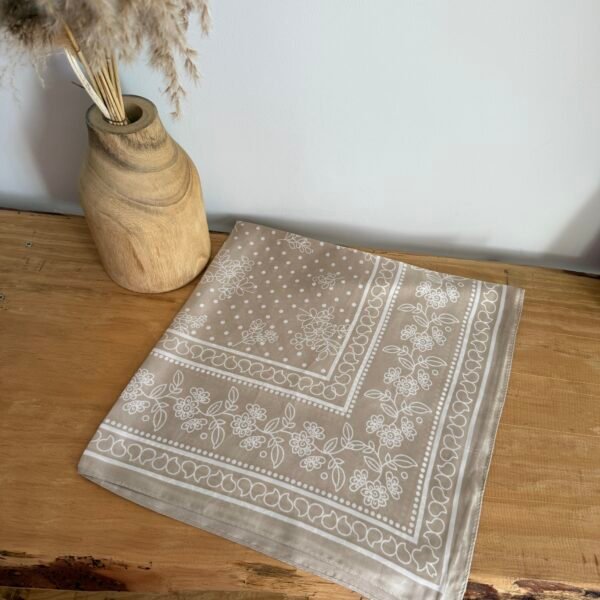 BANDANA/ FOULARD BEIGE