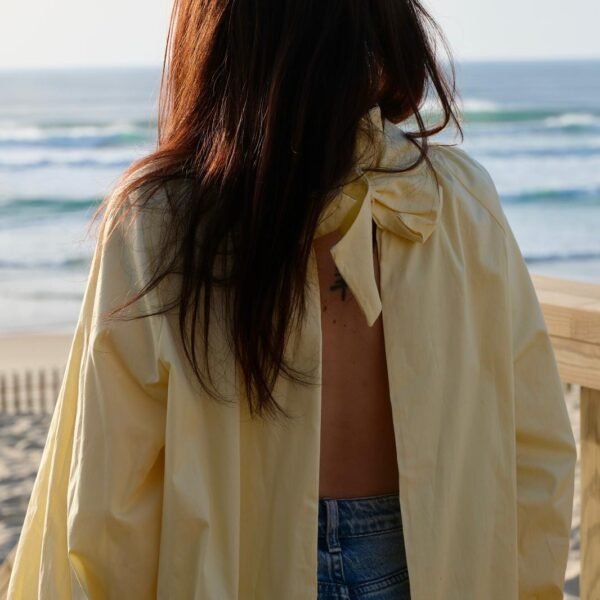 BLOUSE DOS NU JAUNE
