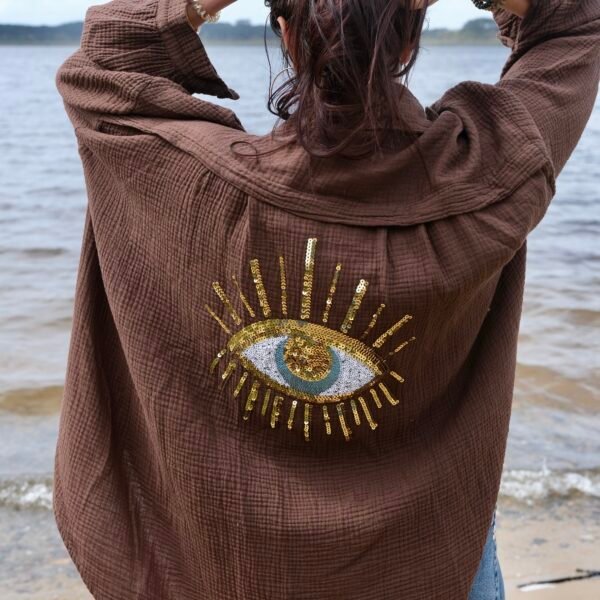 CHEMISE MYSTIC EYE CHOCOLAT