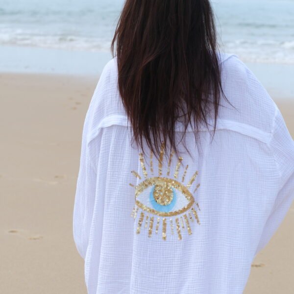 CHEMISE MYSTIC EYE BLANCHE
