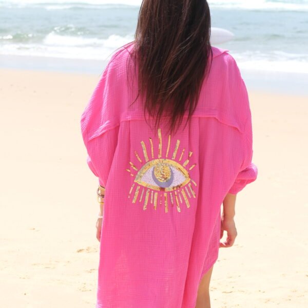 CHEMISE MYSTIC EYE FUSHIA