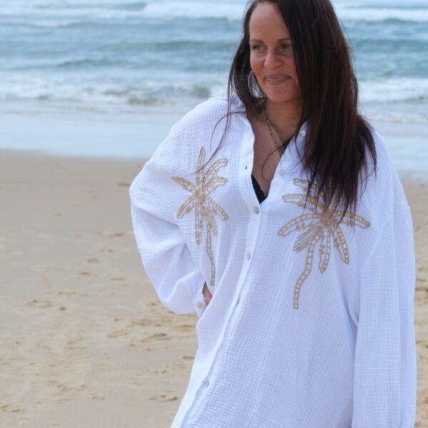 CHEMISE COCOTIER BLANCHE