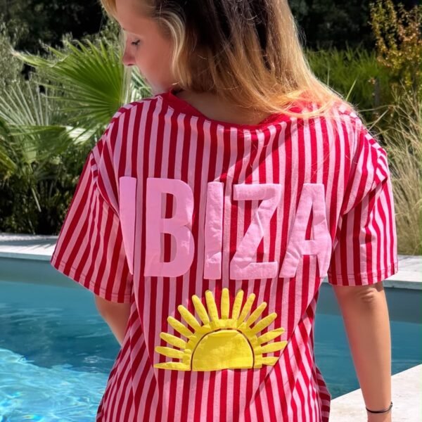 T-SHIRT IBIZA ROUGE